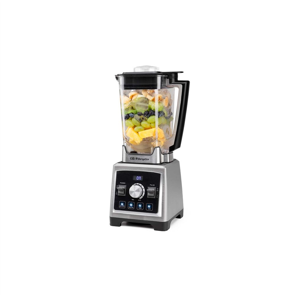 orbegozo bv 9800 licuadora batidora de vaso 1500 w negro, acero inoxidable