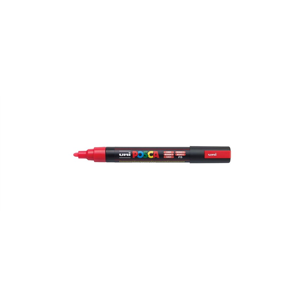 posca pc-5m rojo fluorescente
