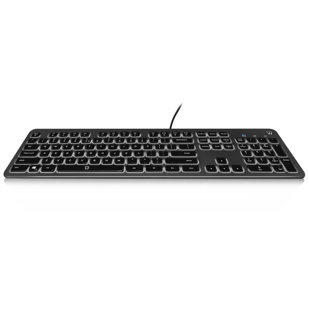 ewent ew3270 teclado universal usb qwerty portugués negro