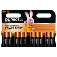 duracell plus batería de un solo uso aa alcalino
