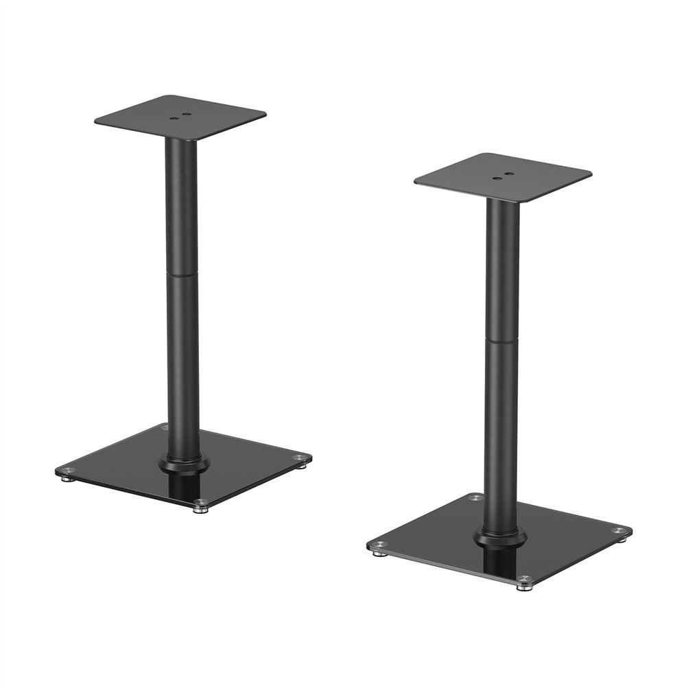 aisens soporte universal de suelo para altavoces, negro