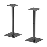 aisens soporte universal de suelo para altavoces, negro
