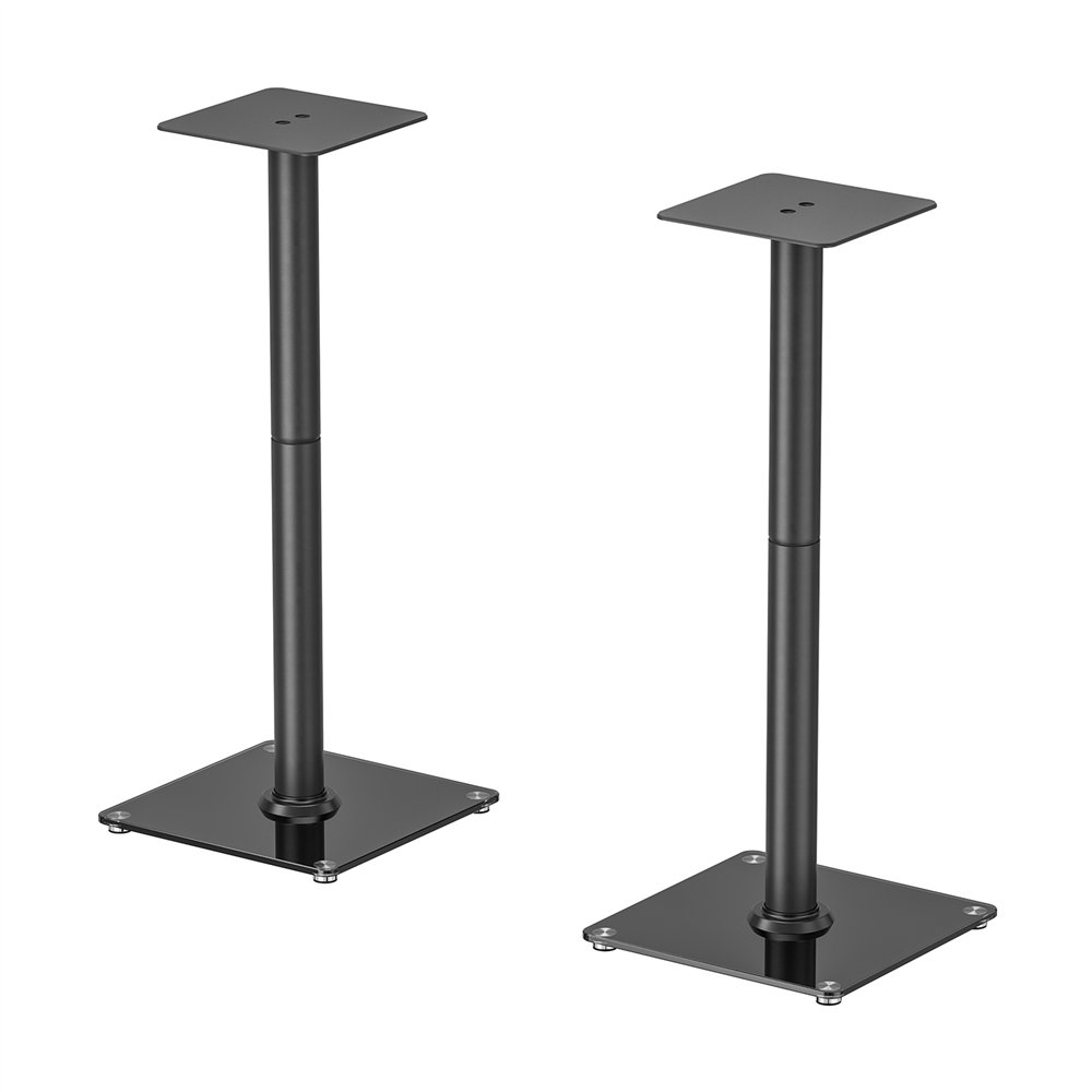 aisens soporte universal de suelo para altavoces, negro