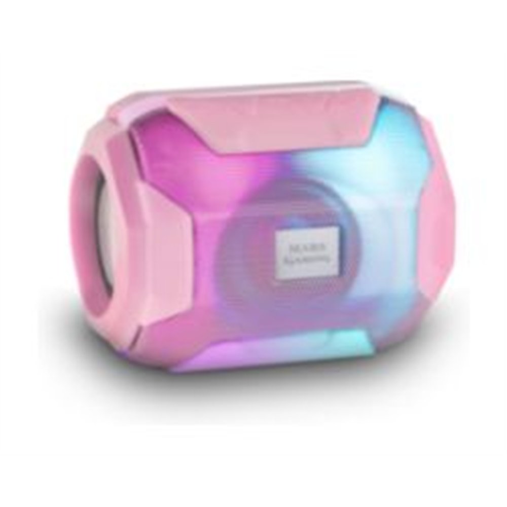 altavoz mars gaming 10w musb bt 5.0 rgb rosa (msbaxp)