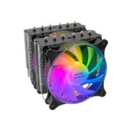 ventilador cpu mars gaming dual argb negro (mcpuxt)