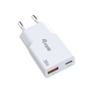 cargador pared equip gan slim usb-c usb-a 30w (245523)