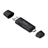 lector de tarjetas equip usb-a/usb-c negro (245462)