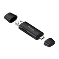 lector de tarjetas equip usb-a/usb-c negro (245462)