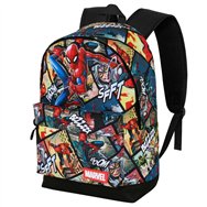 mochila panels spiderman marvel 44cm adaptable
