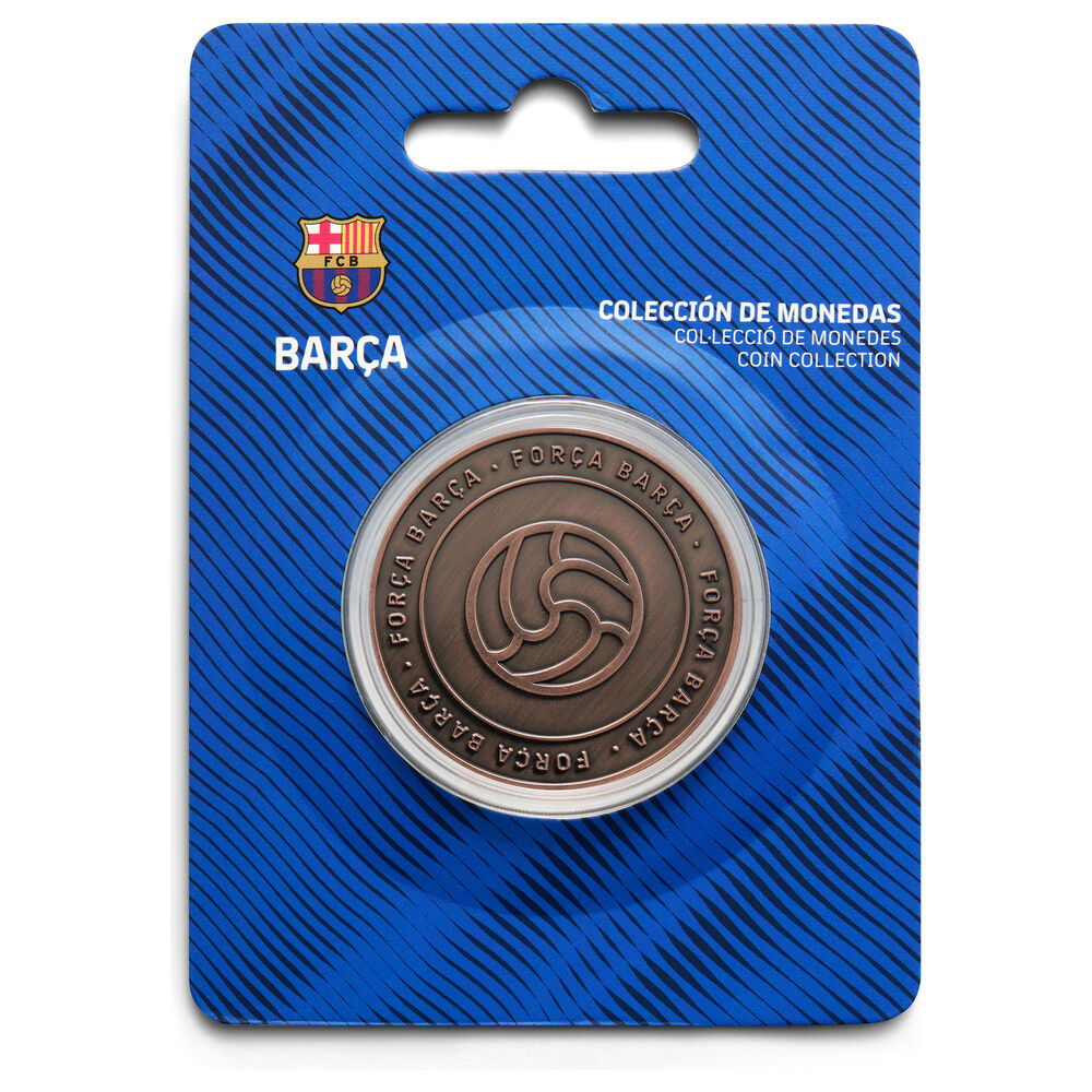 moneda forza barca f.c. barcelona