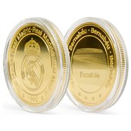 moneda bernabeu dorada real madrid