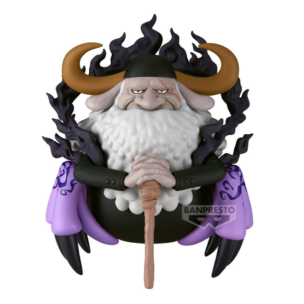 figura st. jaygarcia saturn mega world collectable one piece 13cm