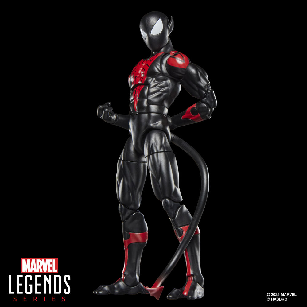 figura uncanny spider-man nightcrawler spider-man marvel legends series 15cm