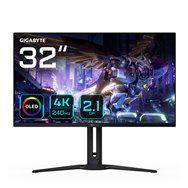 gigabyte monitor de juegos oled aorus fo32u2p de 32” - 3840 x 2160 (uhd), 240hz, 0.03ms, 250 cd/m², kvm, freesync premium pro, d