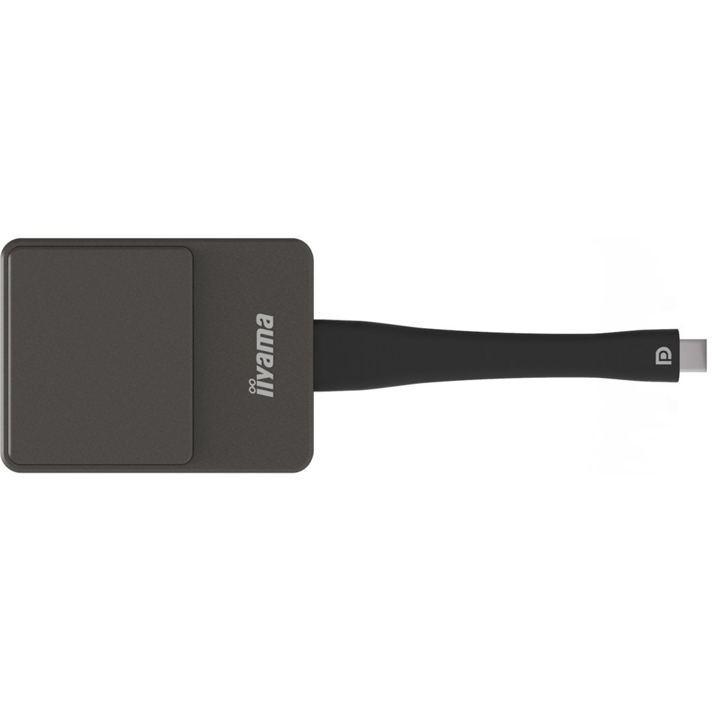 iiyama wp d002c adaptador smart tv usb 4k ultra hd negro, plata