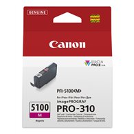 canon pfi-5100 m cartucho de tinta 1 pieza(s) original magenta