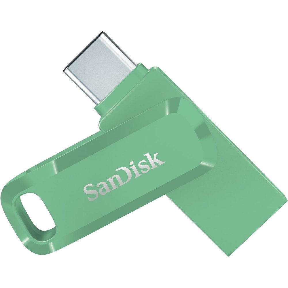 sandisk ultra dual drive go usb 128gb unidad flash usb usb type-a / usb type-c 3.2 gen 1 (3.1 gen 1) verde