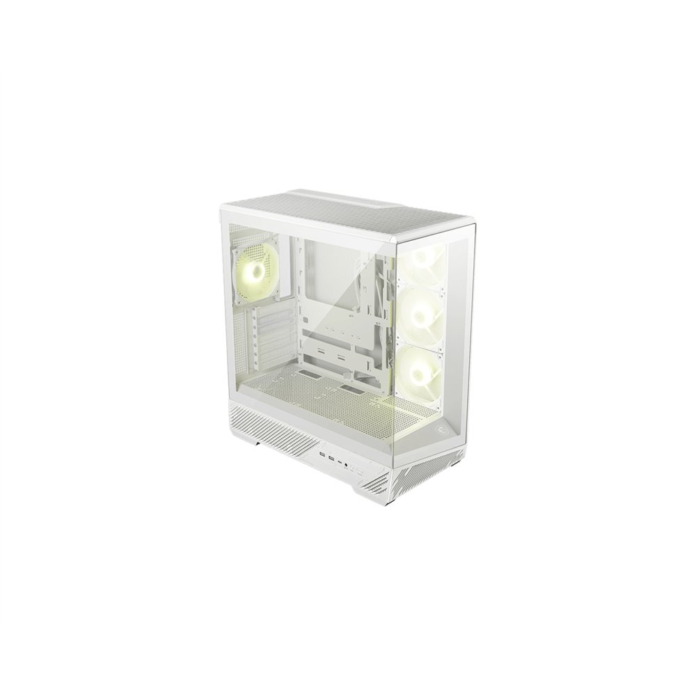 msi mag pano 130r pz white carcasa de ordenador midi tower blanco