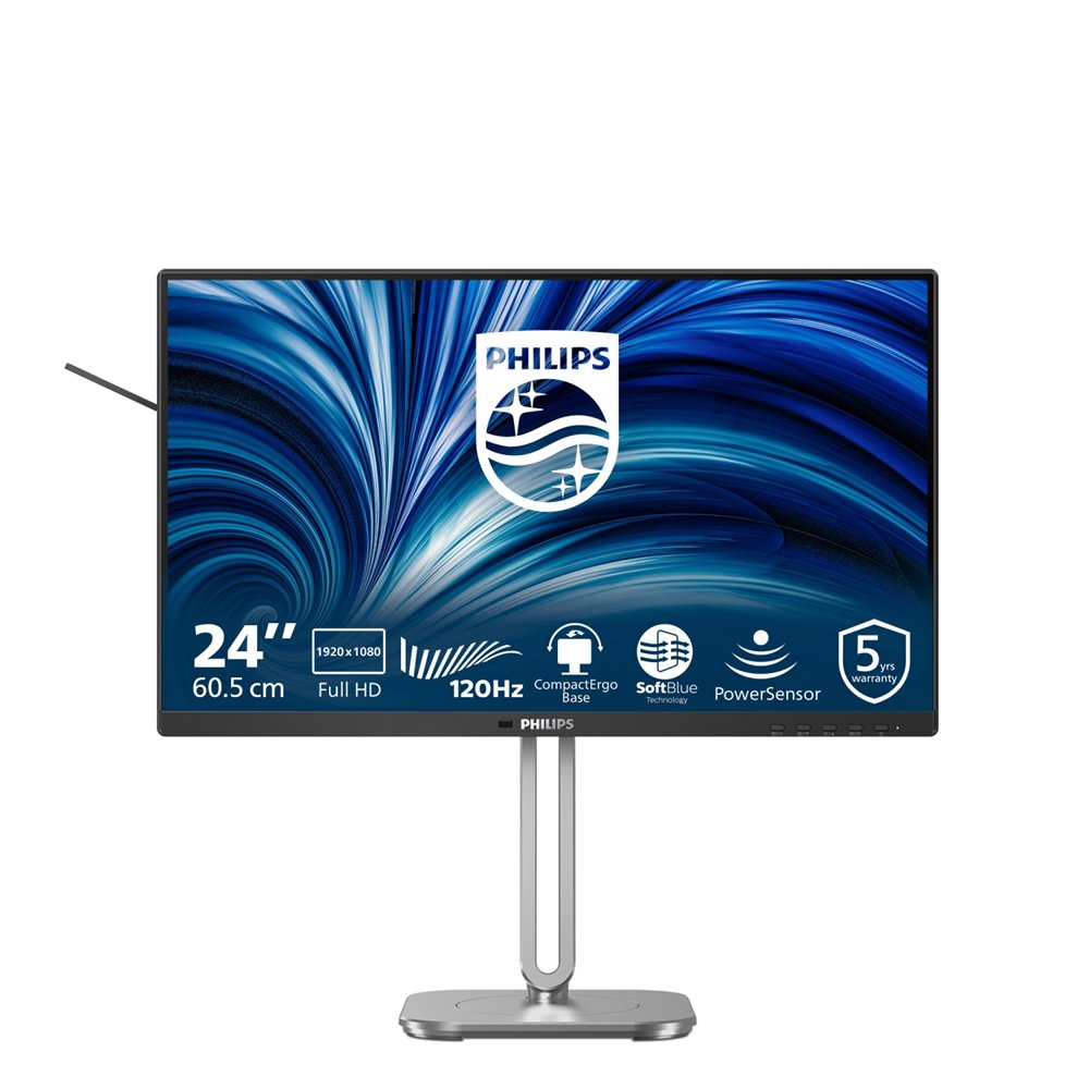 philips 4000 series 24b2n4200/00 pantalla para pc 60,5 cm (23.8") 1920 x 1080 pixeles full hd lcd gris