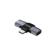 equip 133479 cambiador de género para cable usb-c 2 x usb-c gris