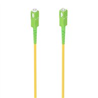 aisens cable fibra óptica latiguillo g657a2 3.0 9/125 smf simplex cpr dca lszh, sc/apc-sc/apc, amarillo, 20m