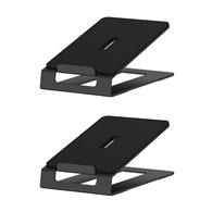 aisens soporte universal de sobremesa para altavoces, negro