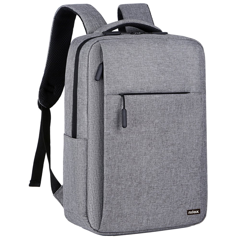 nilox mochila professional para portátil de hasta 15.6" - gris