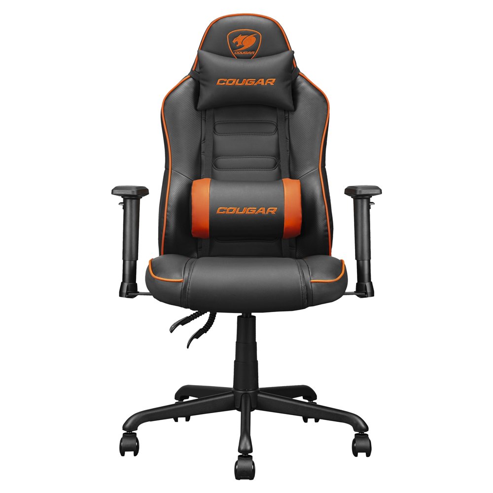 cougar 3mfslorb.0001 silla para videojuegos silla para videojuegos de pc asiento acolchado negro, naranja