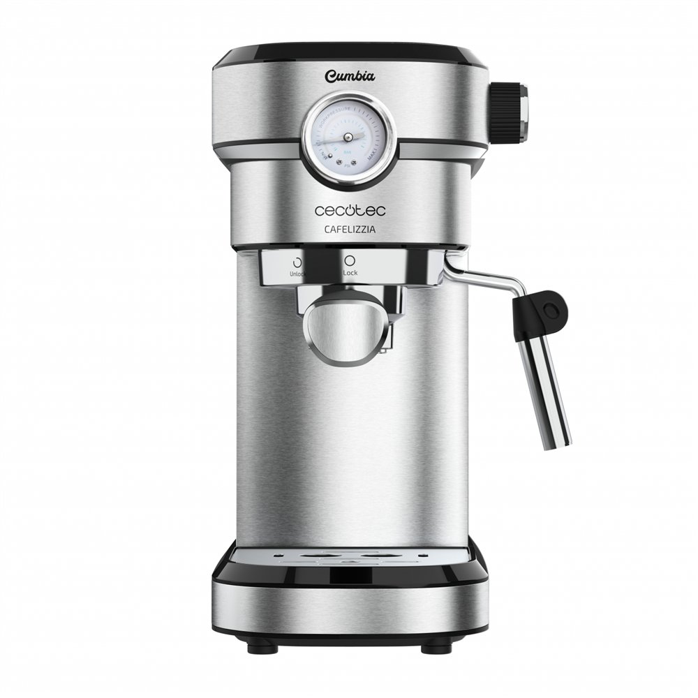 cecotec cafelizzia 790 steel pro semi-automática máquina espresso 1,2 l