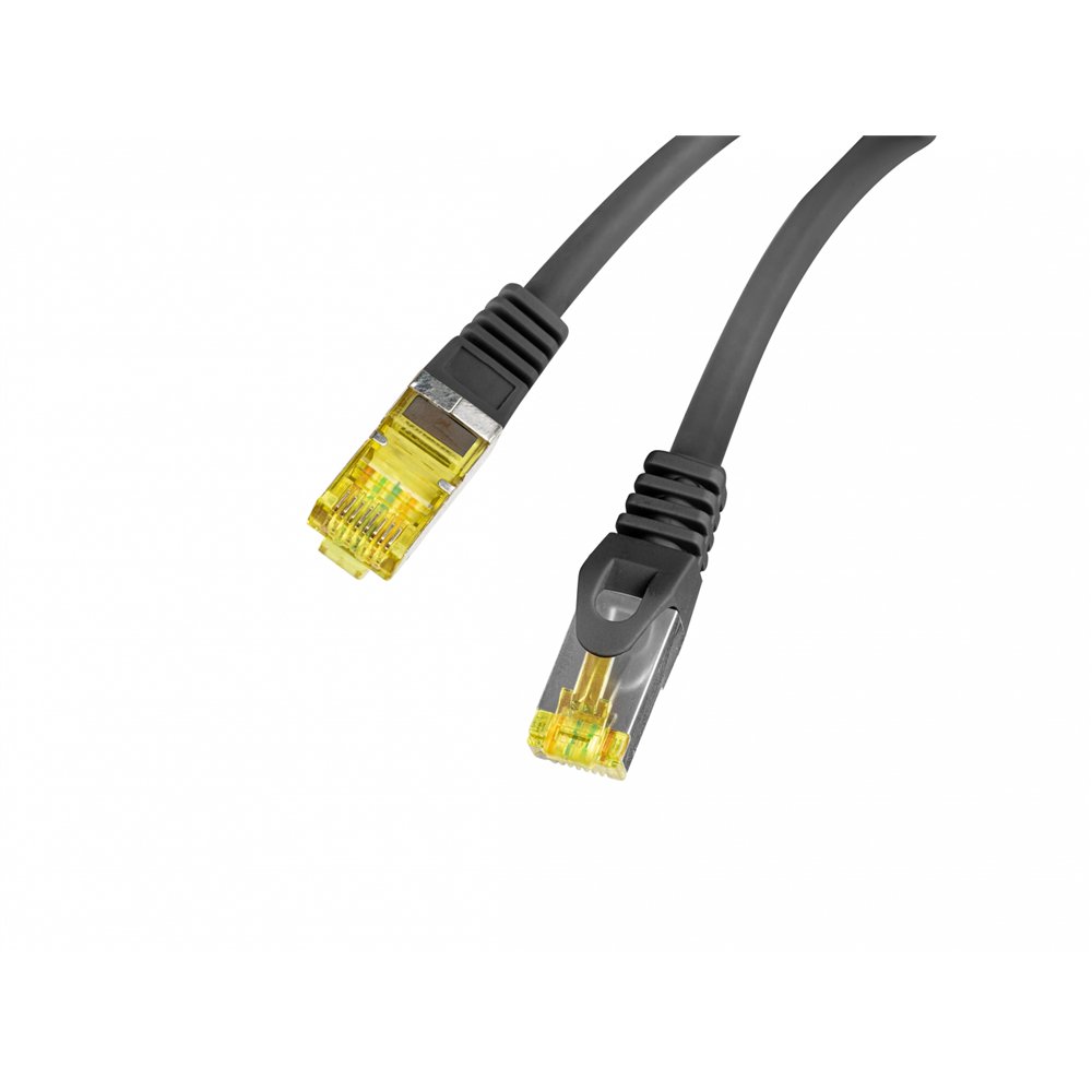 lanberg pcf6a-10cu-0025-bk cable de red negro 0,25 m cat6a s/ftp (s-stp)