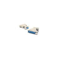 startech.com adaptador de cable serie db9 a db25 - h/m