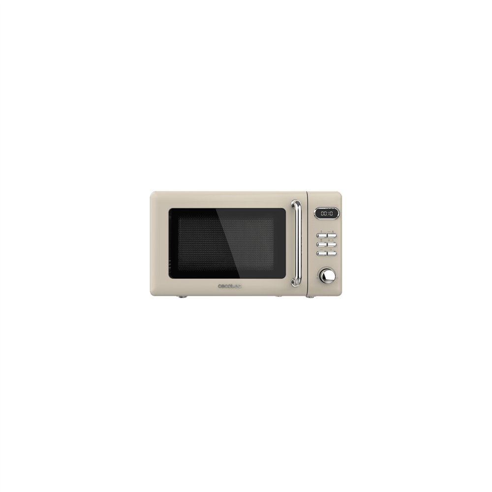 cecotec 01714 microondas beige microondas con grill encimera 20 l 700 w