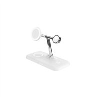 hyper hj3004whgl cargador de dispositivo móvil auriculares, smartphone, reloj inteligente plata, blanco cc, usb cargador inalámb