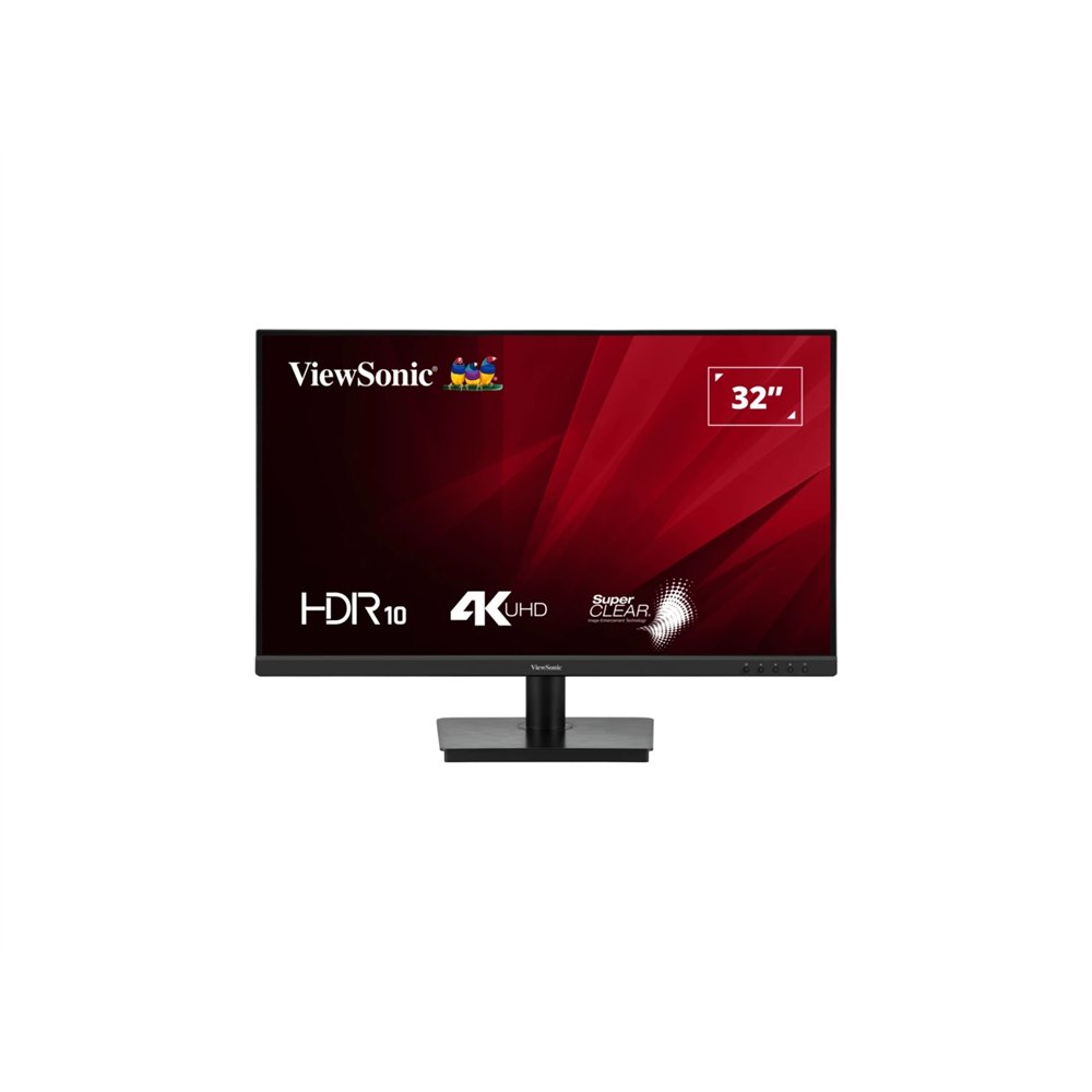 viewsonic va vs19992 pantalla para pc 81,3 cm (32") 3840 x 2160 pixeles 4k ultra hd led negro