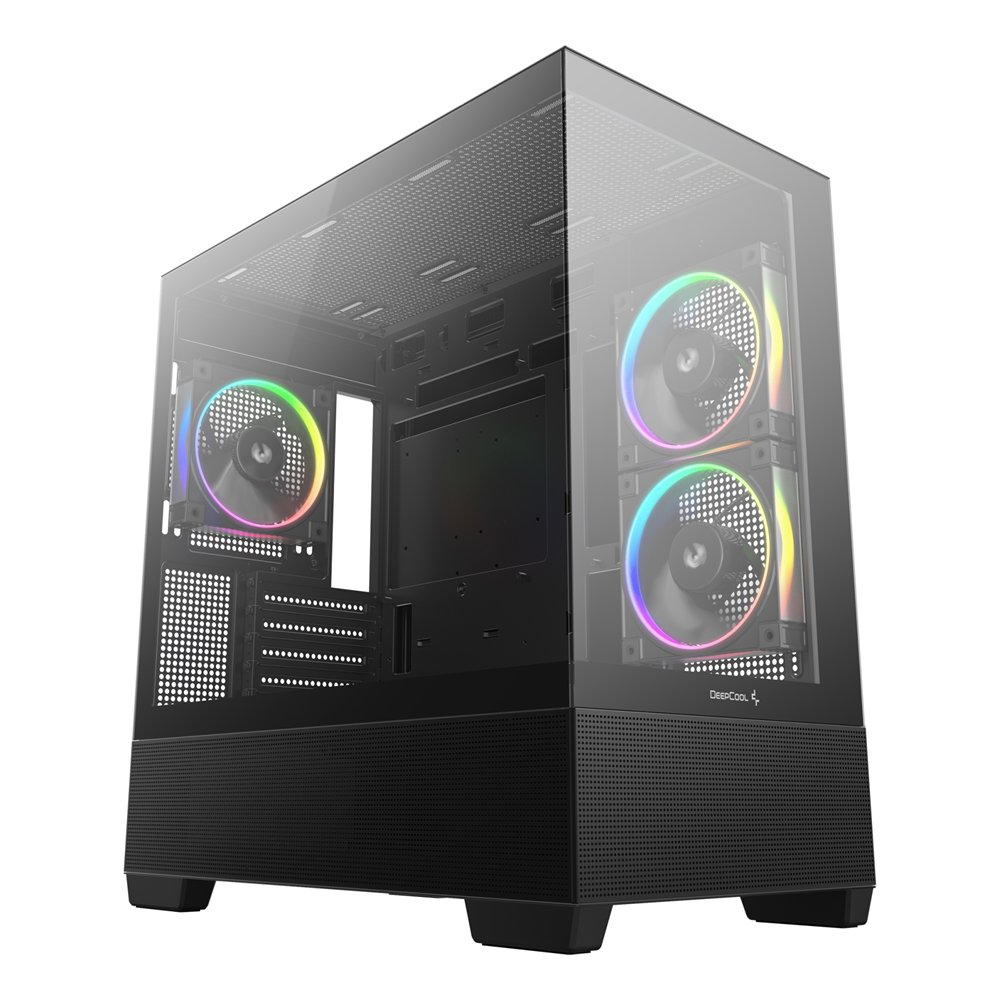 deepcool cg380 3f midi tower negro