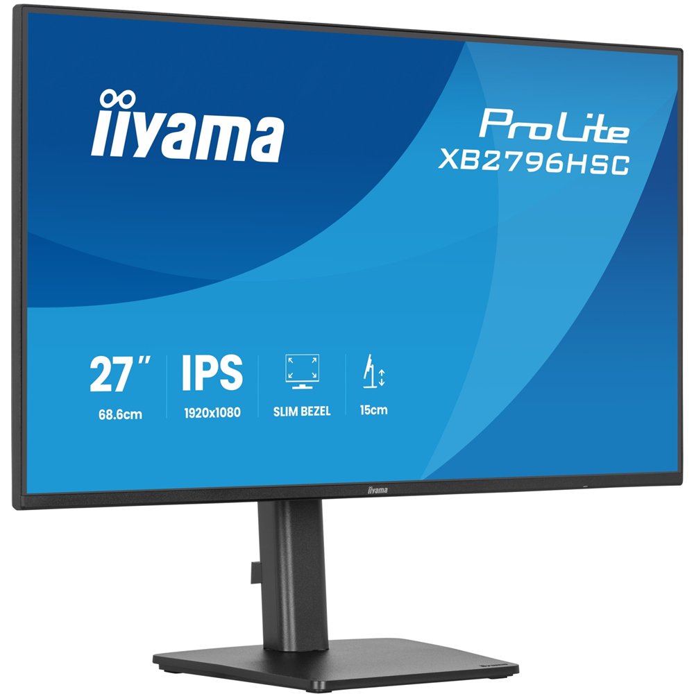 iiyama prolite xb2796hsc-b1 pantalla para pc 68,6 cm (27") 1920 x 1080 pixeles full hd led negro