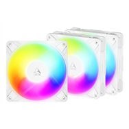 arctic freezer p12 pro reverse a-rgb (white) - 3 pack carcasa del ordenador ventilador 12 cm blanco 3 pieza(s)