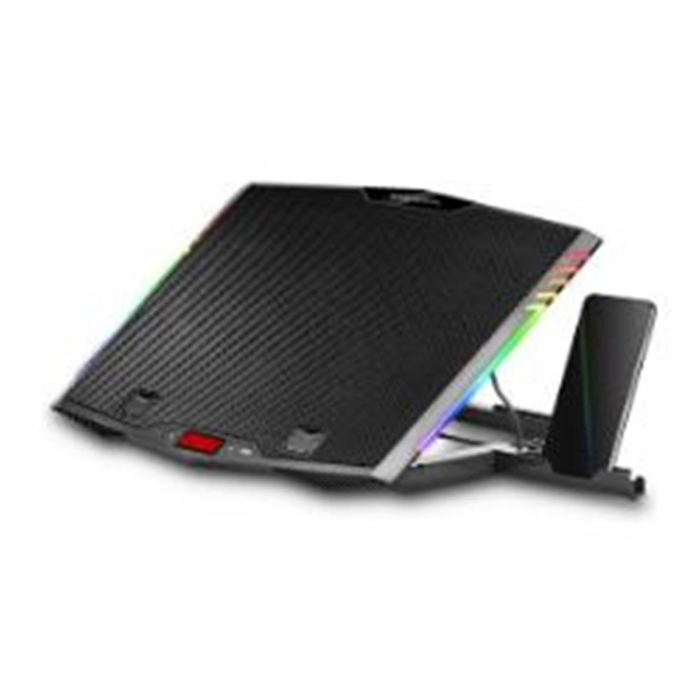 base refrigeración mars gaming 17" stand negra (mnbc5)