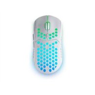 ratón mars gaming rgb rf 2.4ghz 3200dpi blanco (mmw3w)