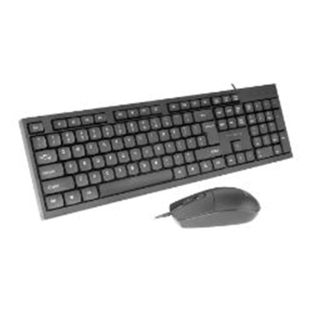 kit teclado+ratón tacens usb 1600dpi negro (acp02es)