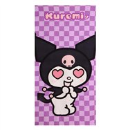 toalla kuromi hello kitty microfibra