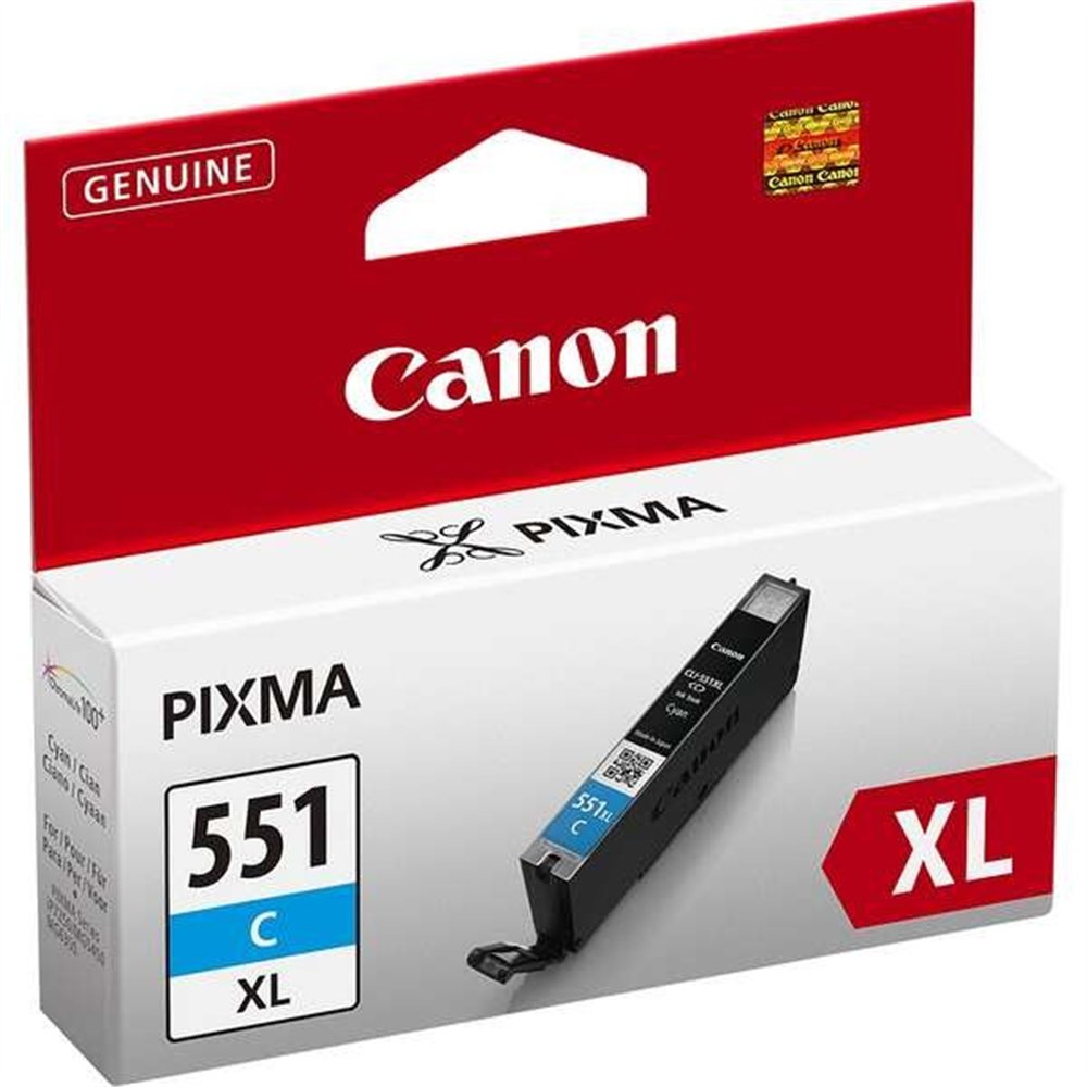 tinta canon cli551xlc cyan