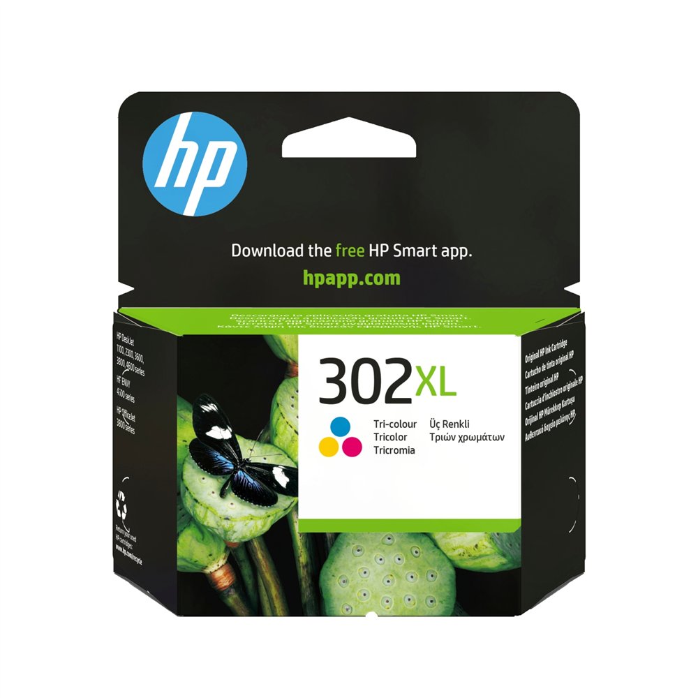 hp 302 xl cartucho tinta original color
