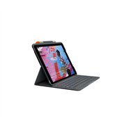logitech slim folio tablet con teclado bluetooth qwertz aleman grafito