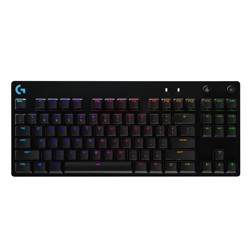 logitech g pro teclado gaming usb qwerty internacional de ee.uu negro