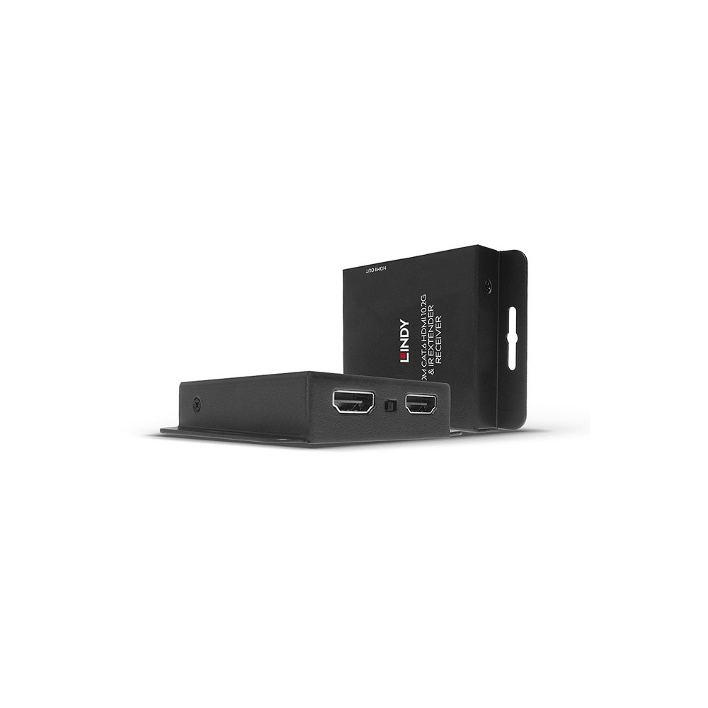 lindy 38208 extensor audio/video transmisor y receptor de señales av negro
