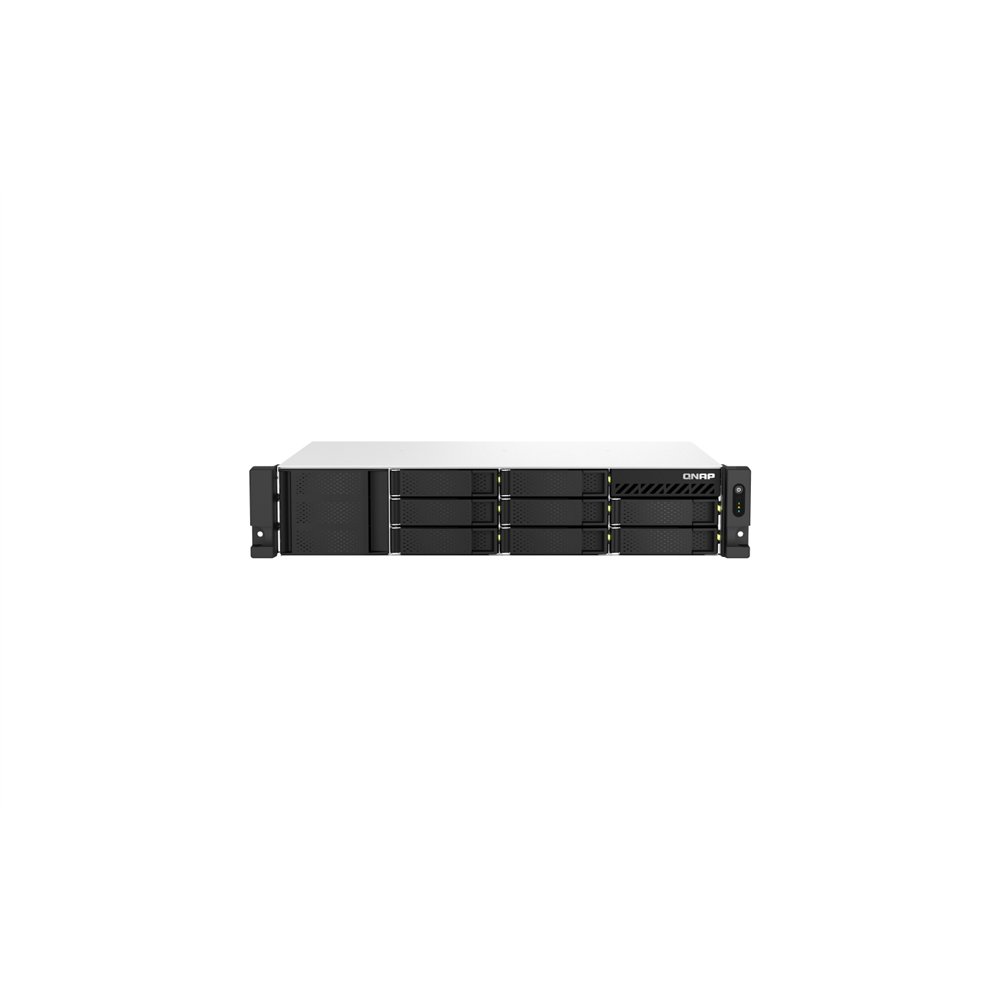 qnap ts-864eu-rp-8g servidor de almacenamiento nas bastidor (2u) ethernet negro