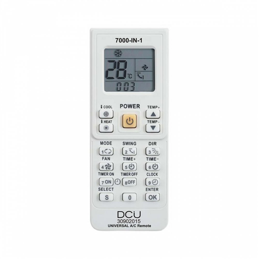 dcu advance tecnologic 30902015 mando a distancia rf inalámbrico tv, sintonizador de tv, receptor de televisión botones