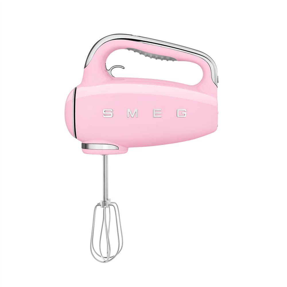 smeg hmf01pkeu batidora batidora de mano 250 w rosa