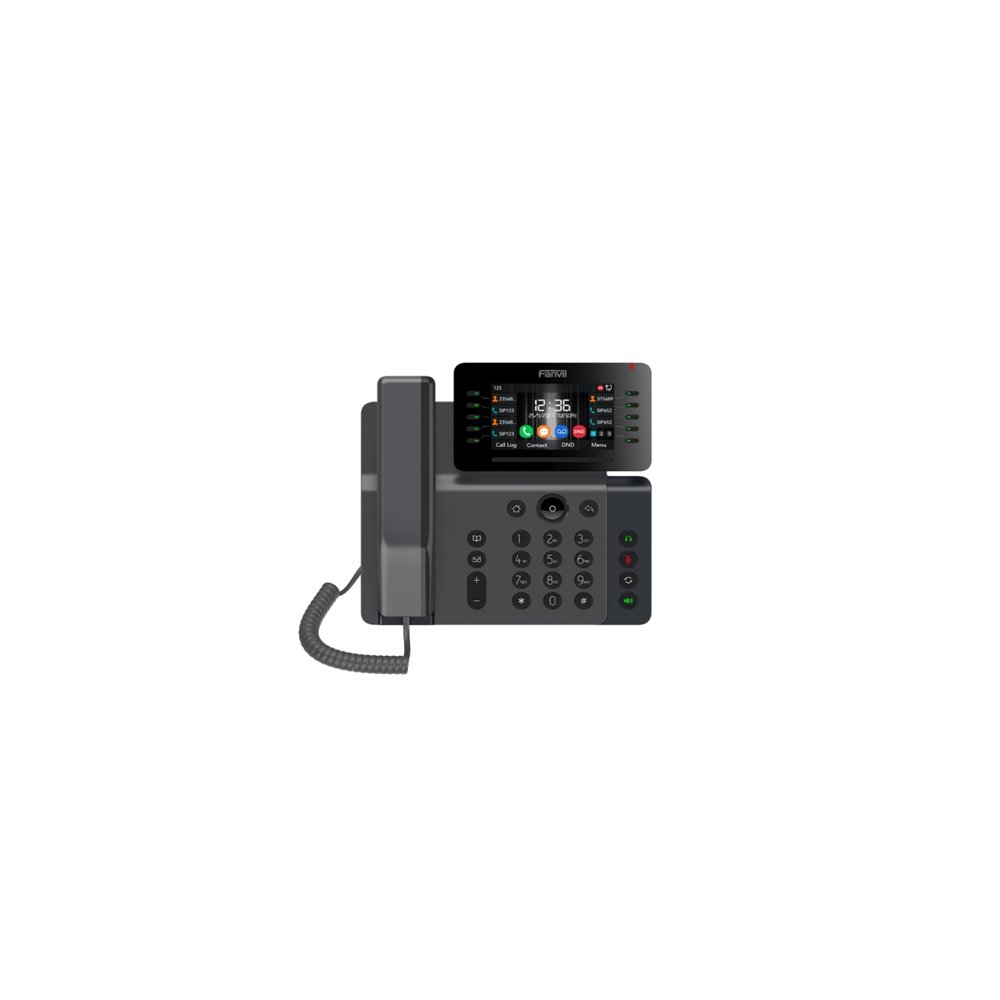 fanvil v65 teléfono ip negro 20 líneas lcd wifi